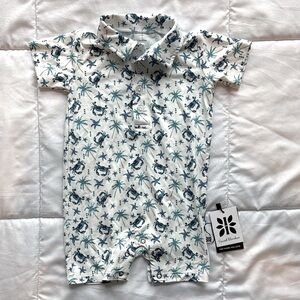 SWEET BAMBOO | INFANT COLLARED ROMPER